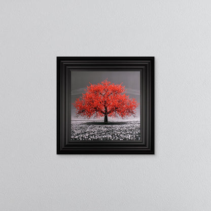 Red Cherry Tree Framed Wall Art