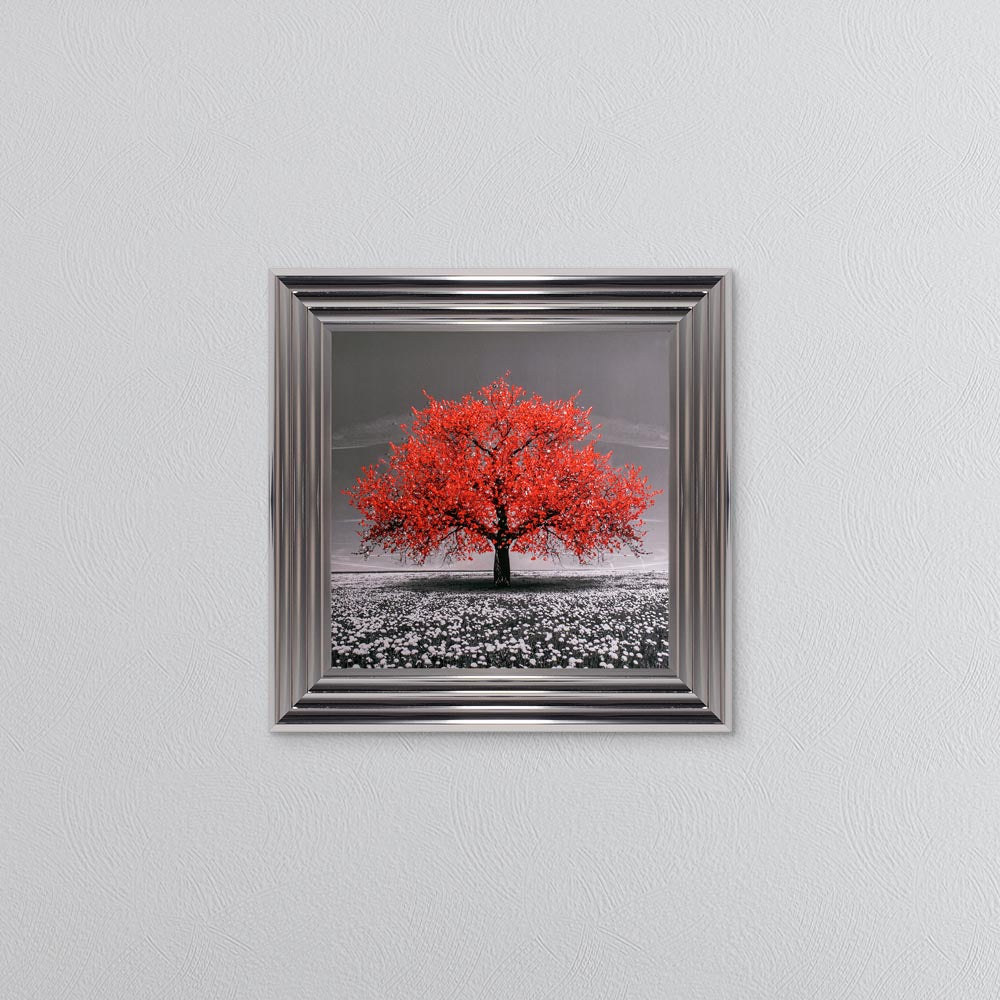 Red Cherry Tree Framed Wall Art