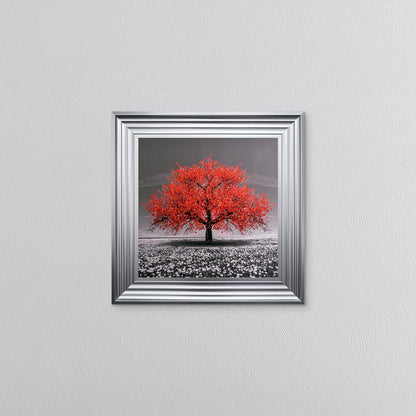 Red Cherry Tree Framed Wall Art