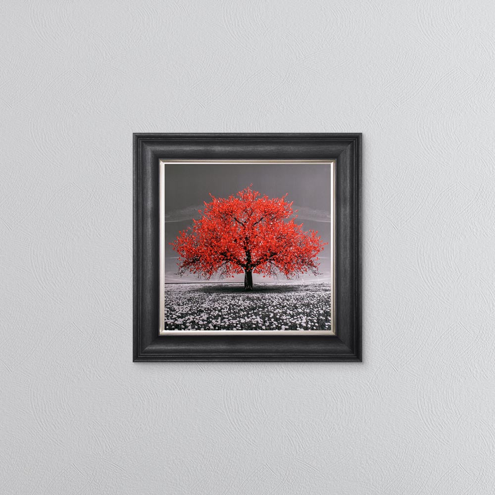 Red Cherry Tree Framed Wall Art