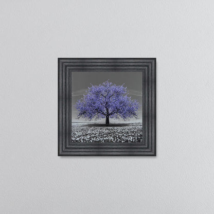 Very Peri Cherry Tree Framed Wall Art