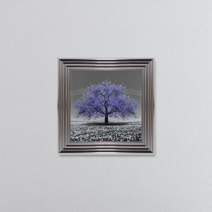 Very Peri Cherry Tree Framed Wall Art