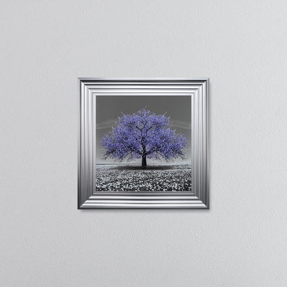Very Peri Cherry Tree Framed Wall Art