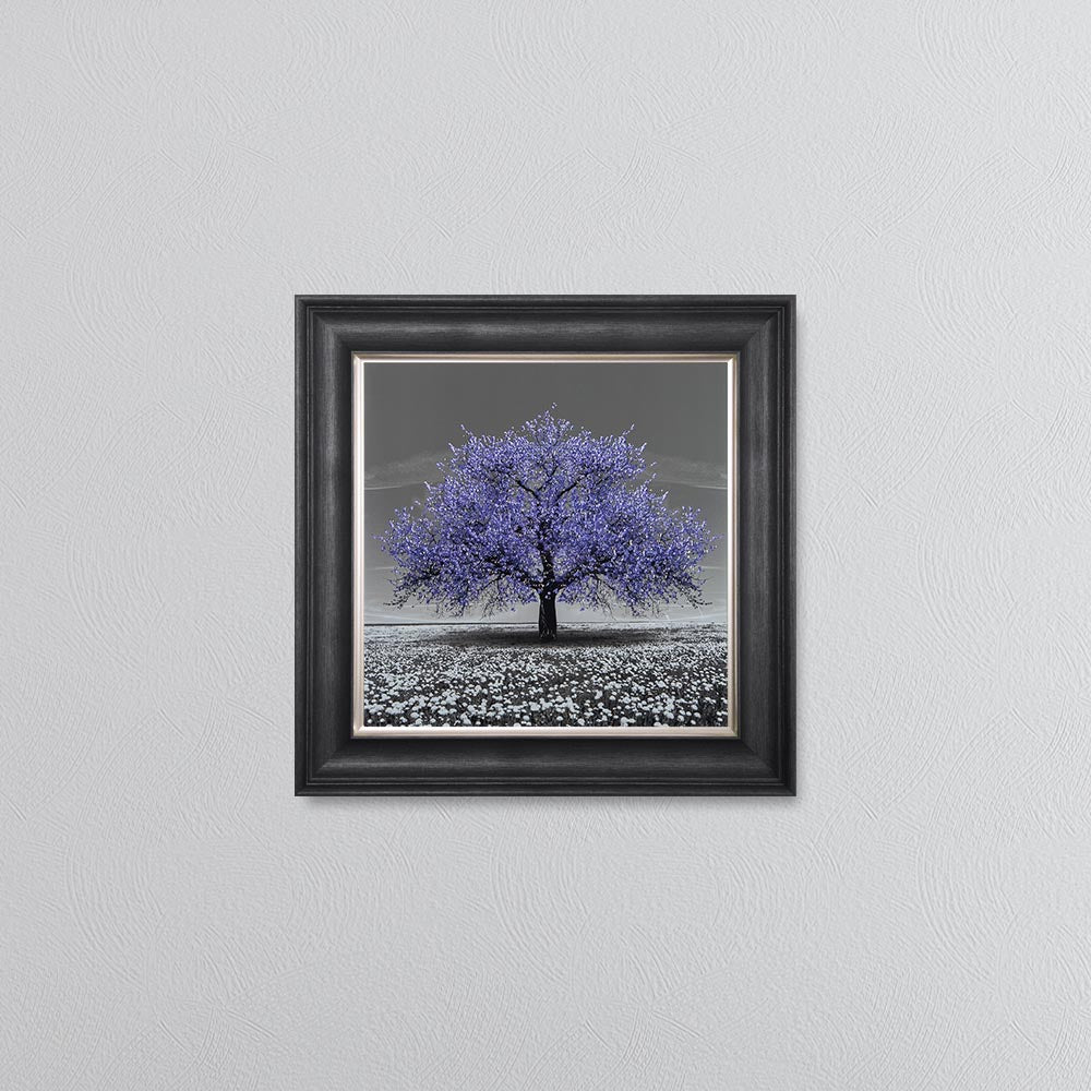 Very Peri Cherry Tree Framed Wall Art