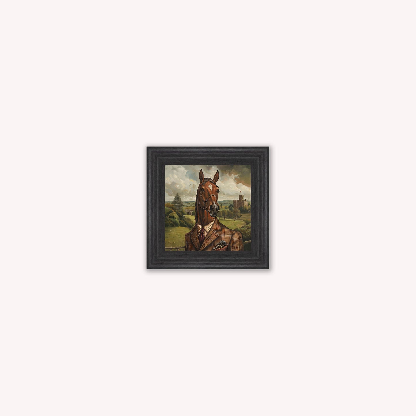 Gentrified Country Horse Framed Wall Art