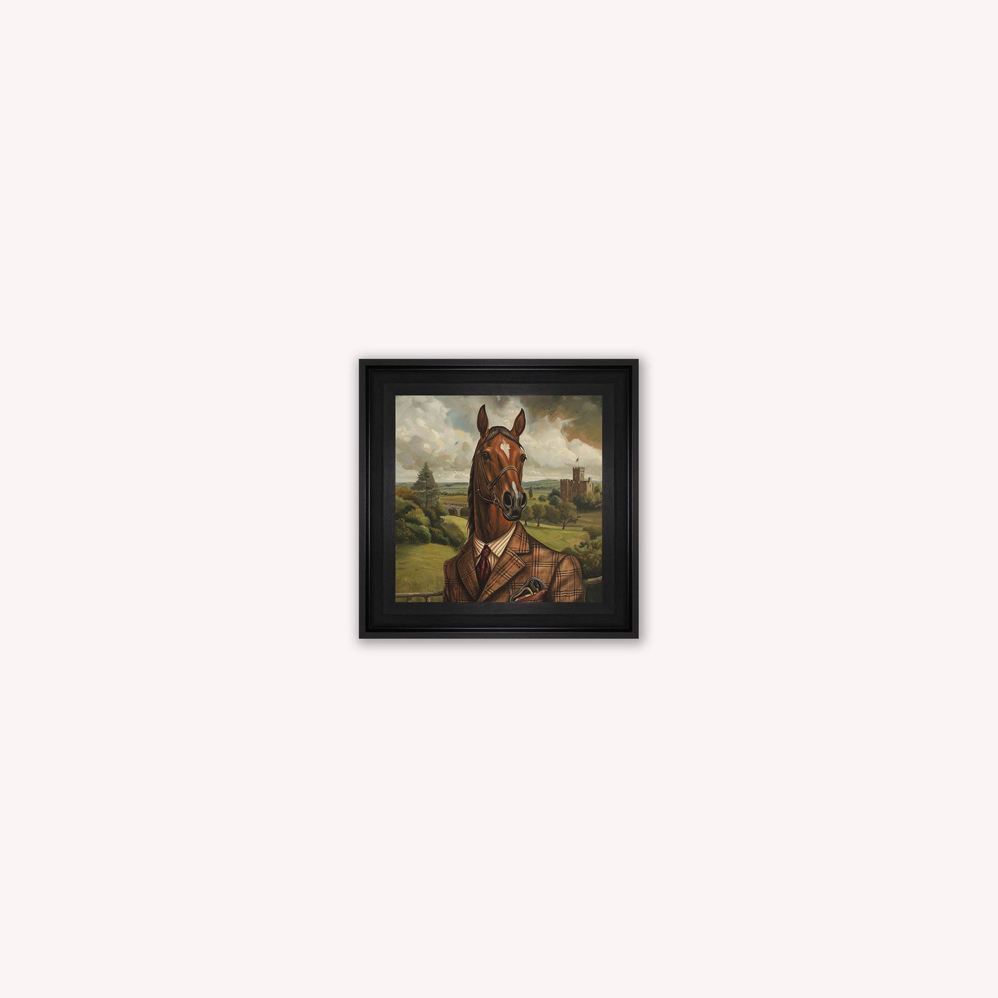 Gentrified Country Horse Framed Wall Art