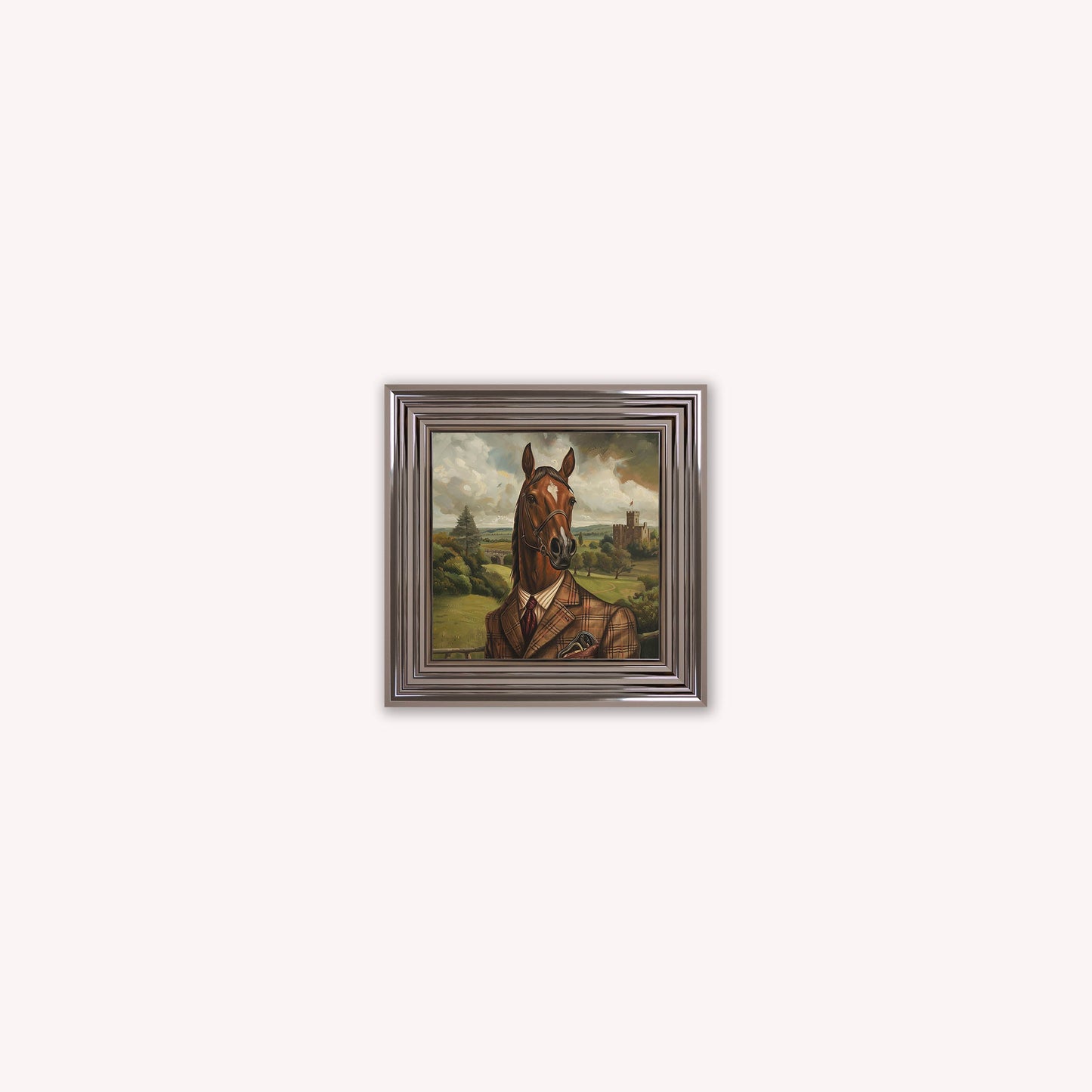 Gentrified Country Horse Framed Wall Art