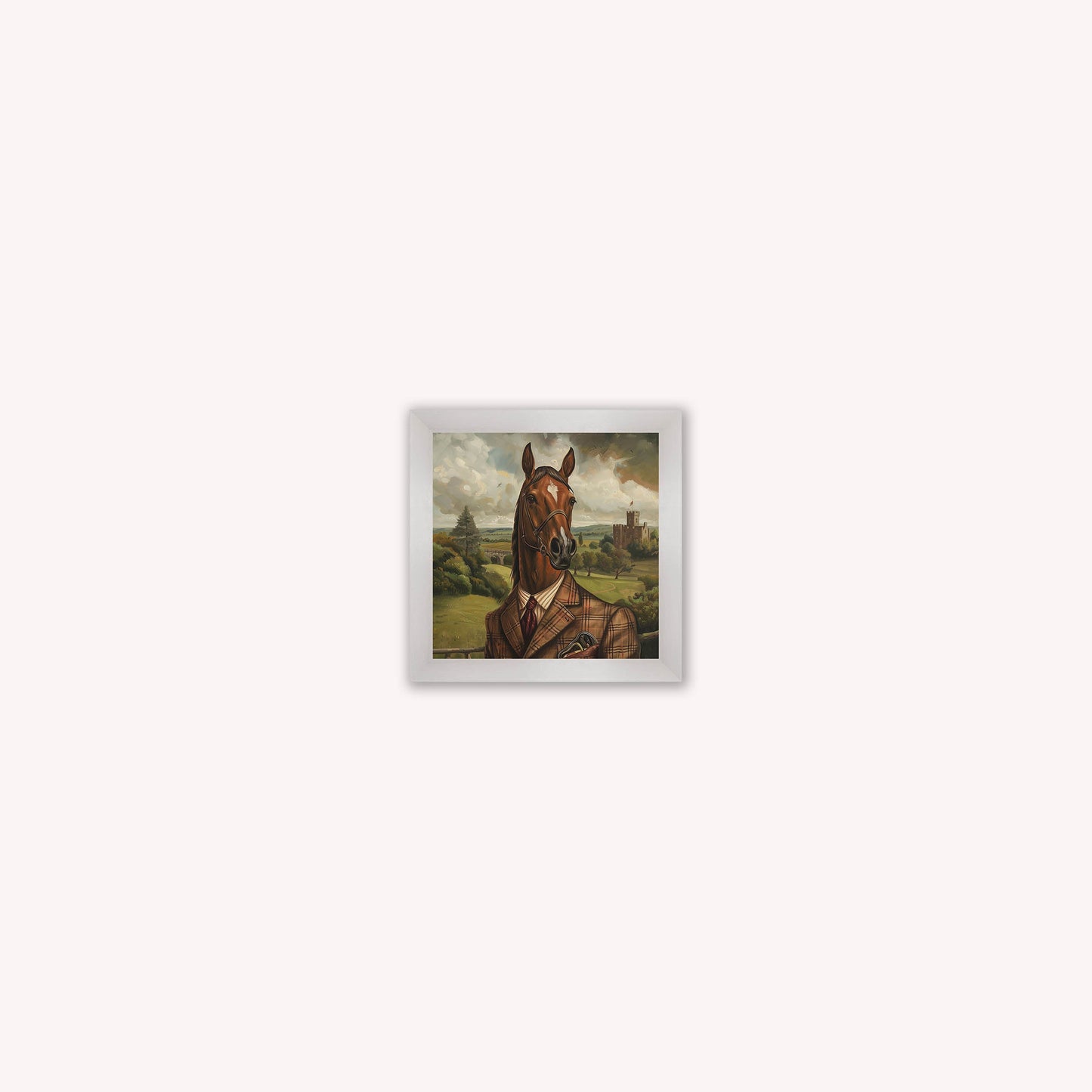 Gentrified Country Horse Framed Wall Art