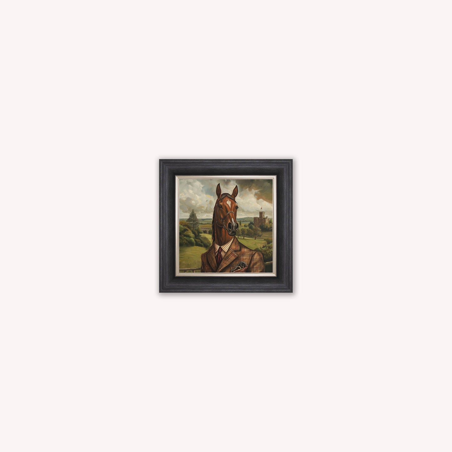 Gentrified Country Horse Framed Wall Art