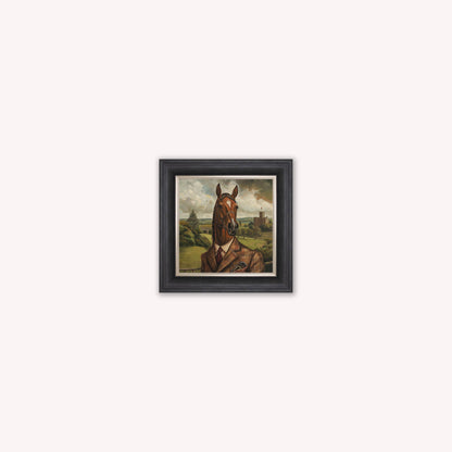 Gentrified Country Horse Framed Wall Art