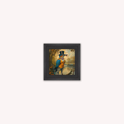 Gentrified Country Kingfisher Framed Wall Art