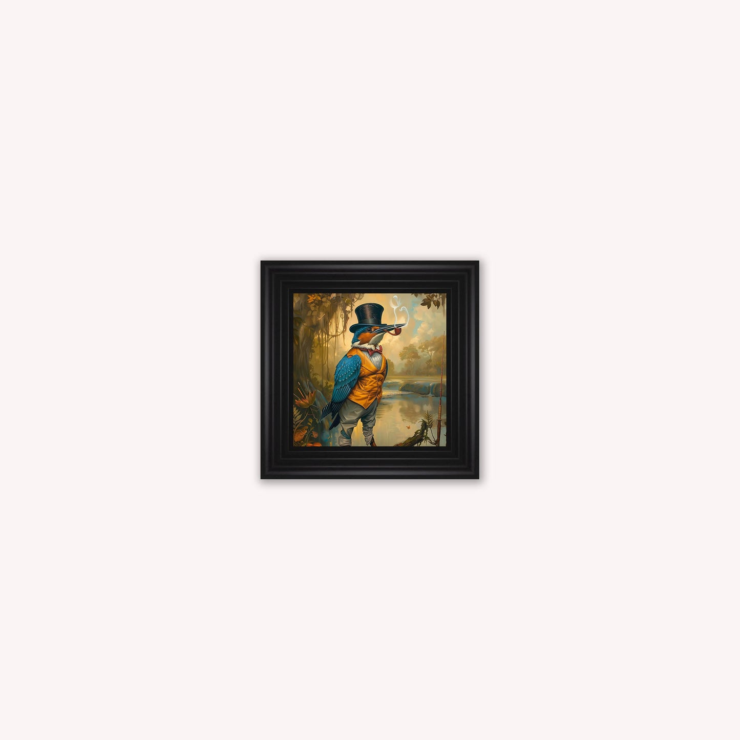 Gentrified Country Kingfisher Framed Wall Art