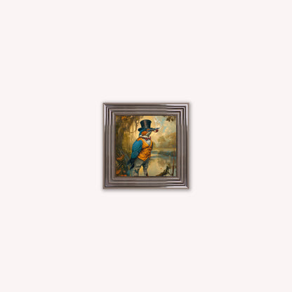 Gentrified Country Kingfisher Framed Wall Art