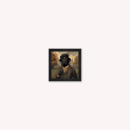 Gentrified Country Labrador Framed Wall Art