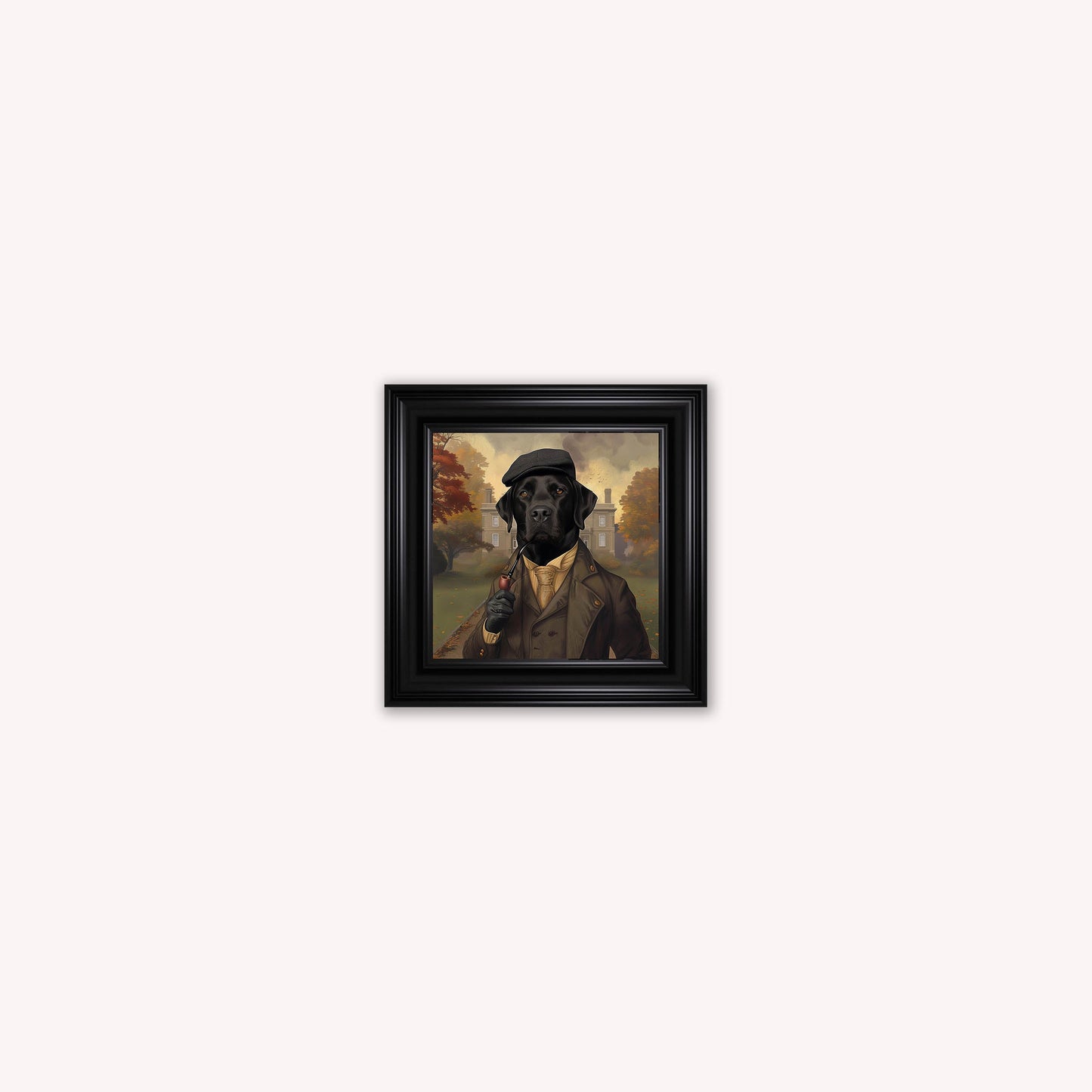 Gentrified Country Labrador Framed Wall Art