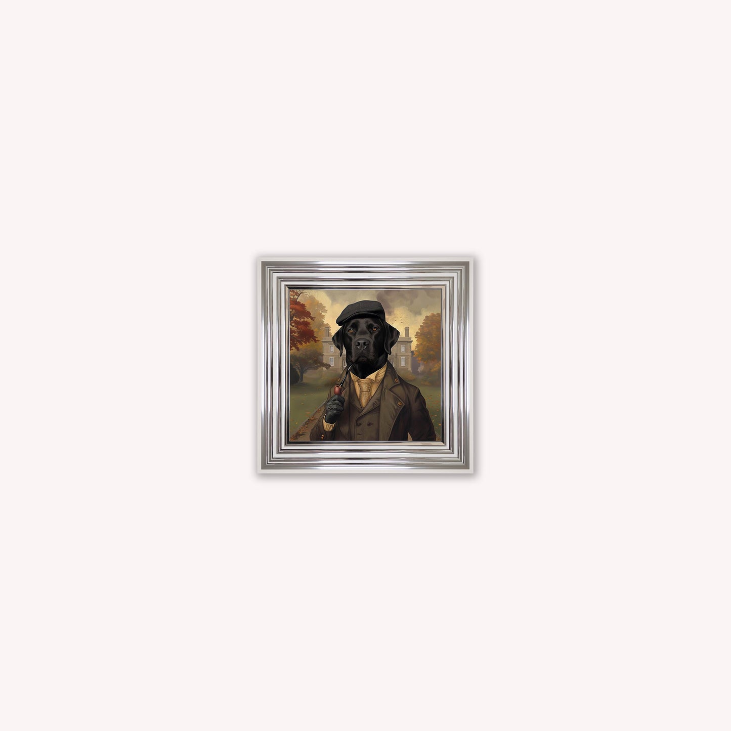 Gentrified Country Labrador Framed Wall Art