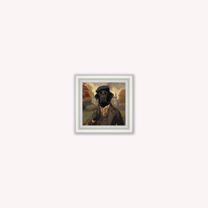 Gentrified Country Labrador Framed Wall Art