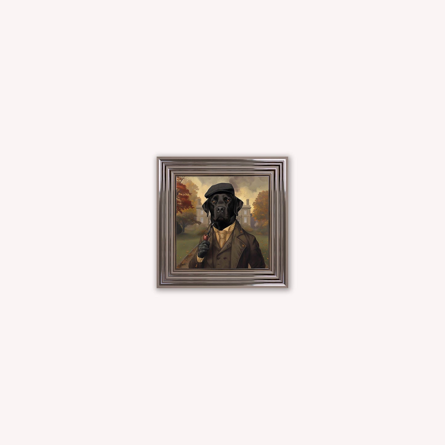 Gentrified Country Labrador Framed Wall Art
