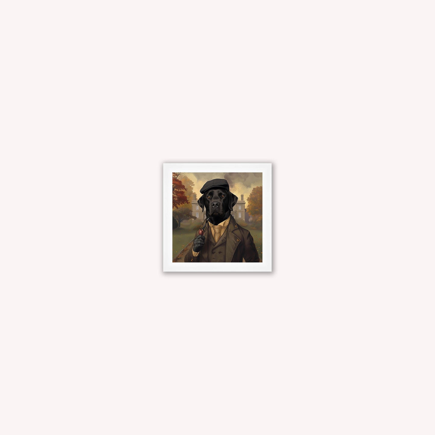 Gentrified Country Labrador Framed Wall Art