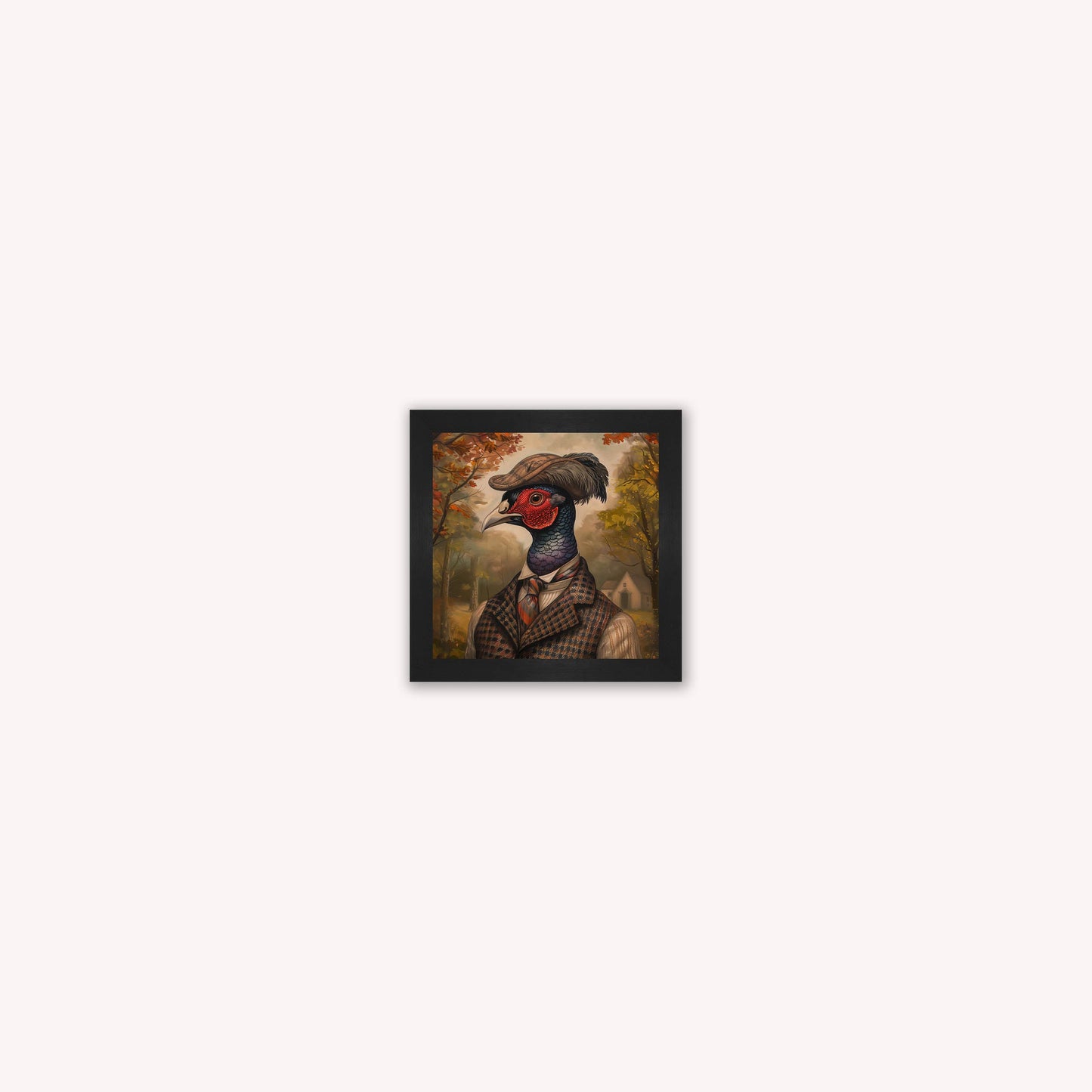 Gentrified Country Pheasant Framed Wall Art