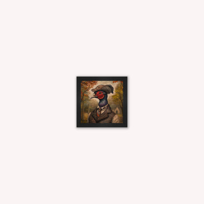 Gentrified Country Pheasant Framed Wall Art