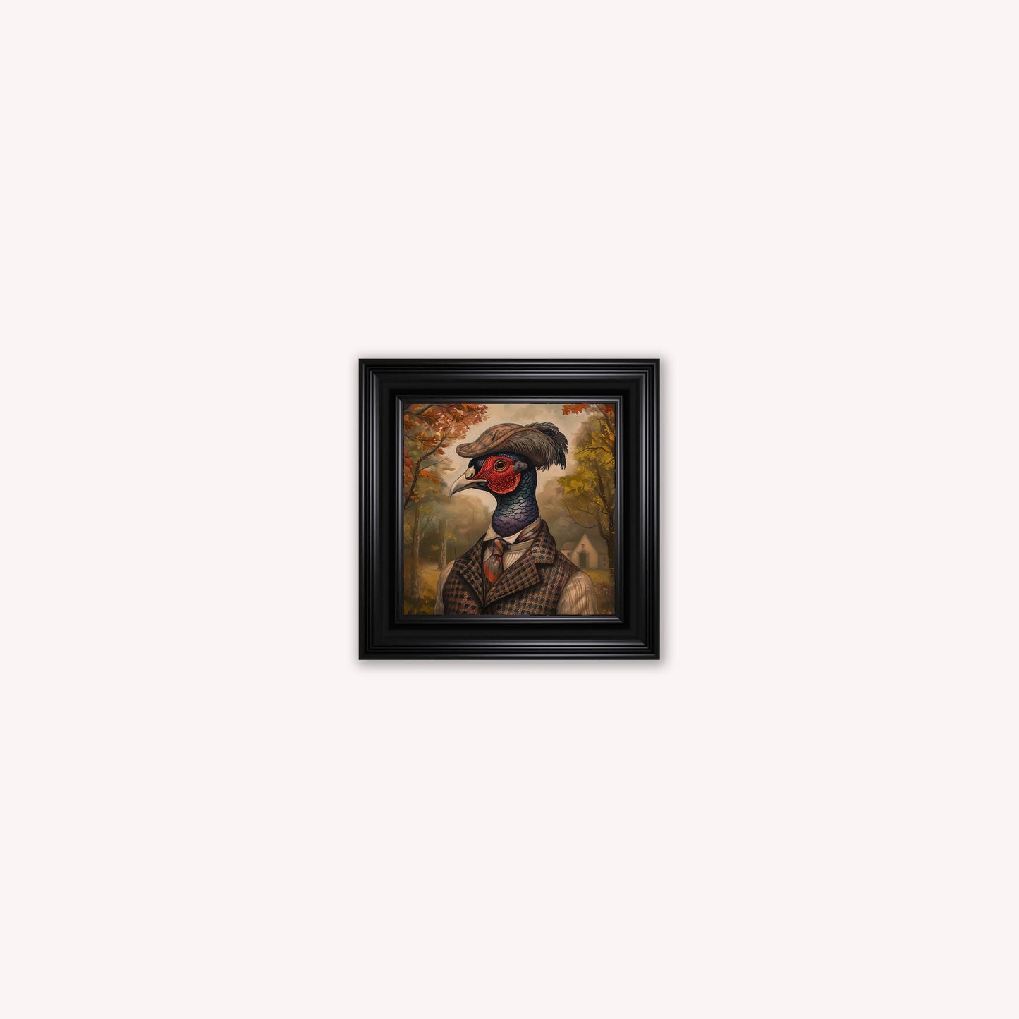 Gentrified Country Pheasant Framed Wall Art