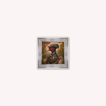 Gentrified Country Pheasant Framed Wall Art