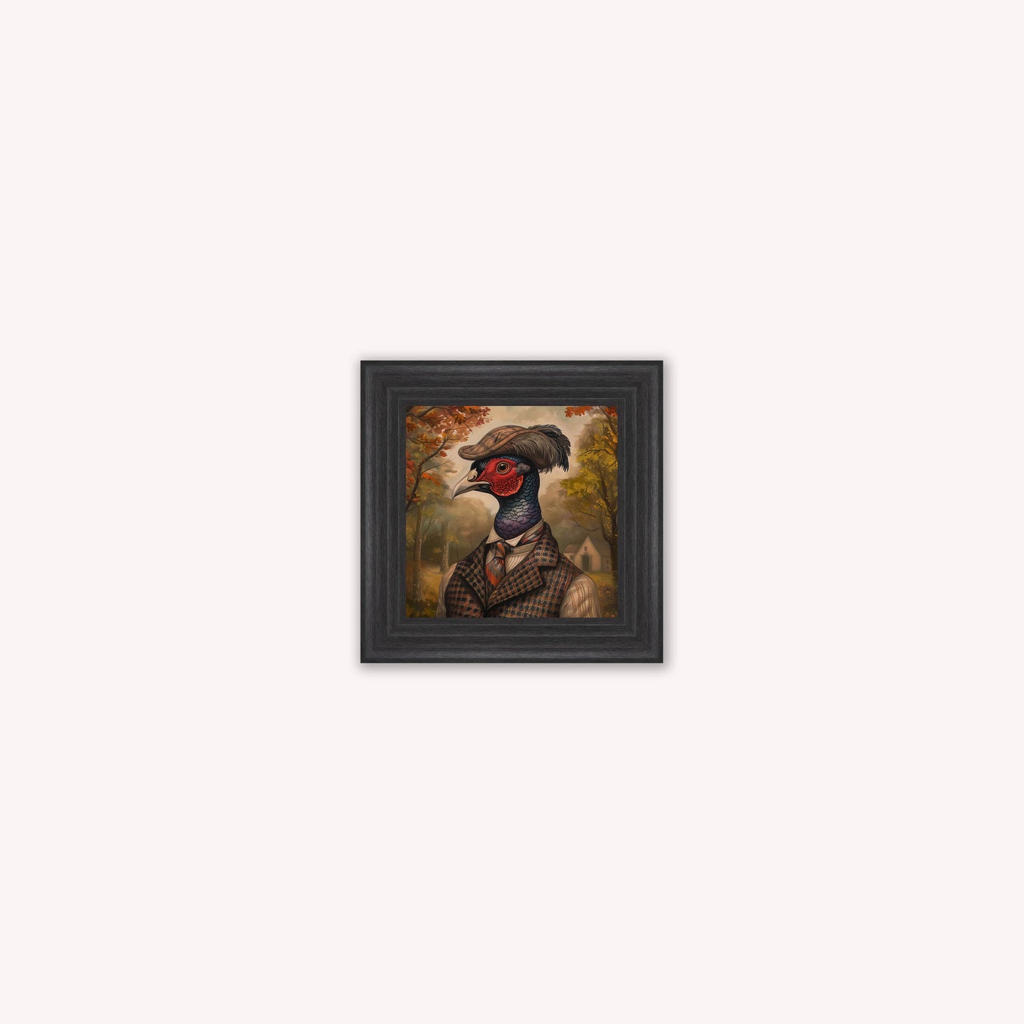 Gentrified Country Pheasant Framed Wall Art