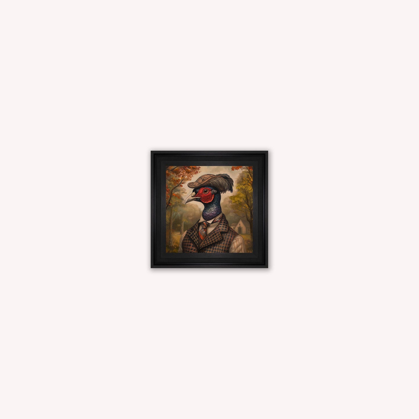 Gentrified Country Pheasant Framed Wall Art