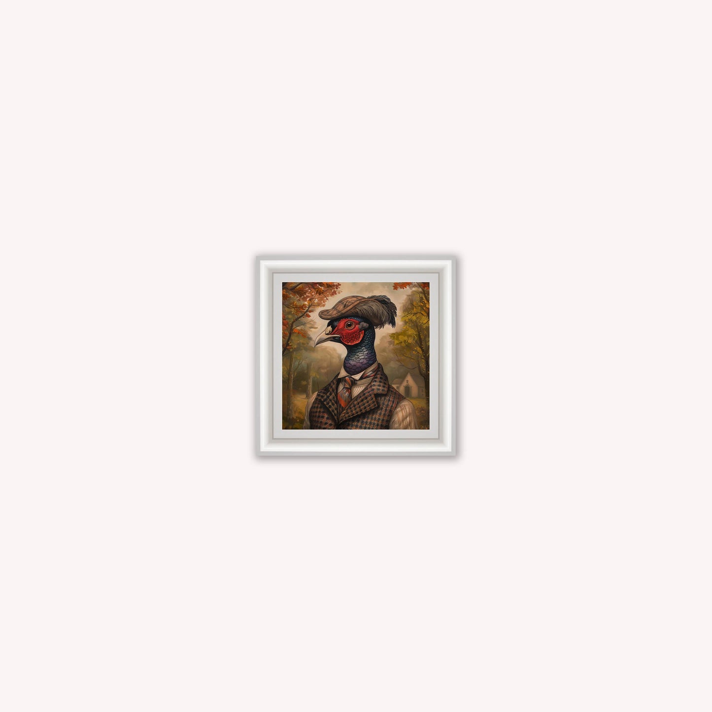 Gentrified Country Pheasant Framed Wall Art