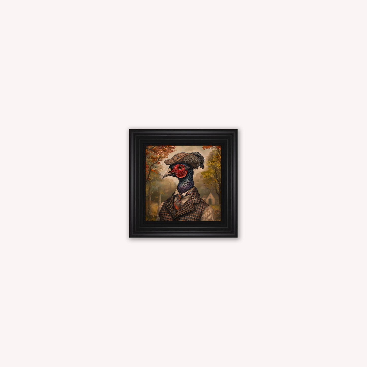 Gentrified Country Pheasant Framed Wall Art
