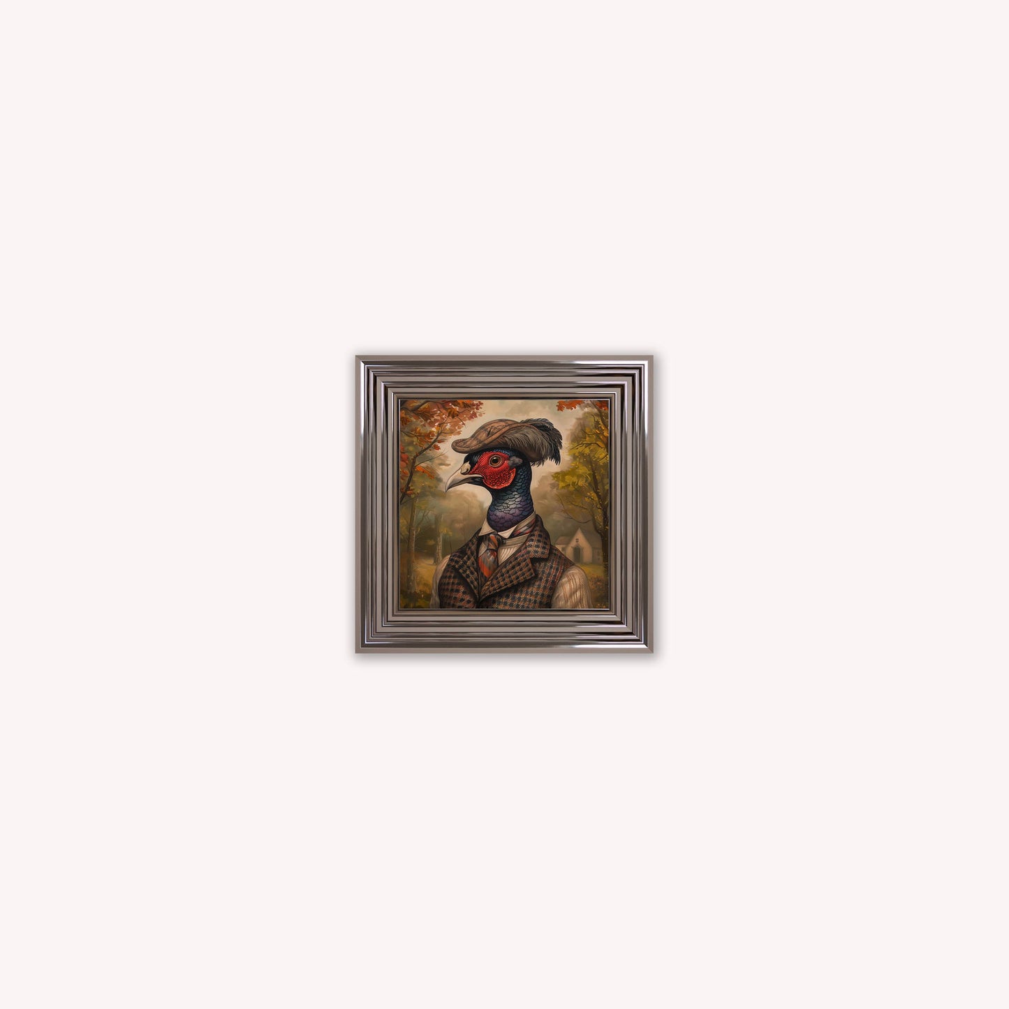 Gentrified Country Pheasant Framed Wall Art