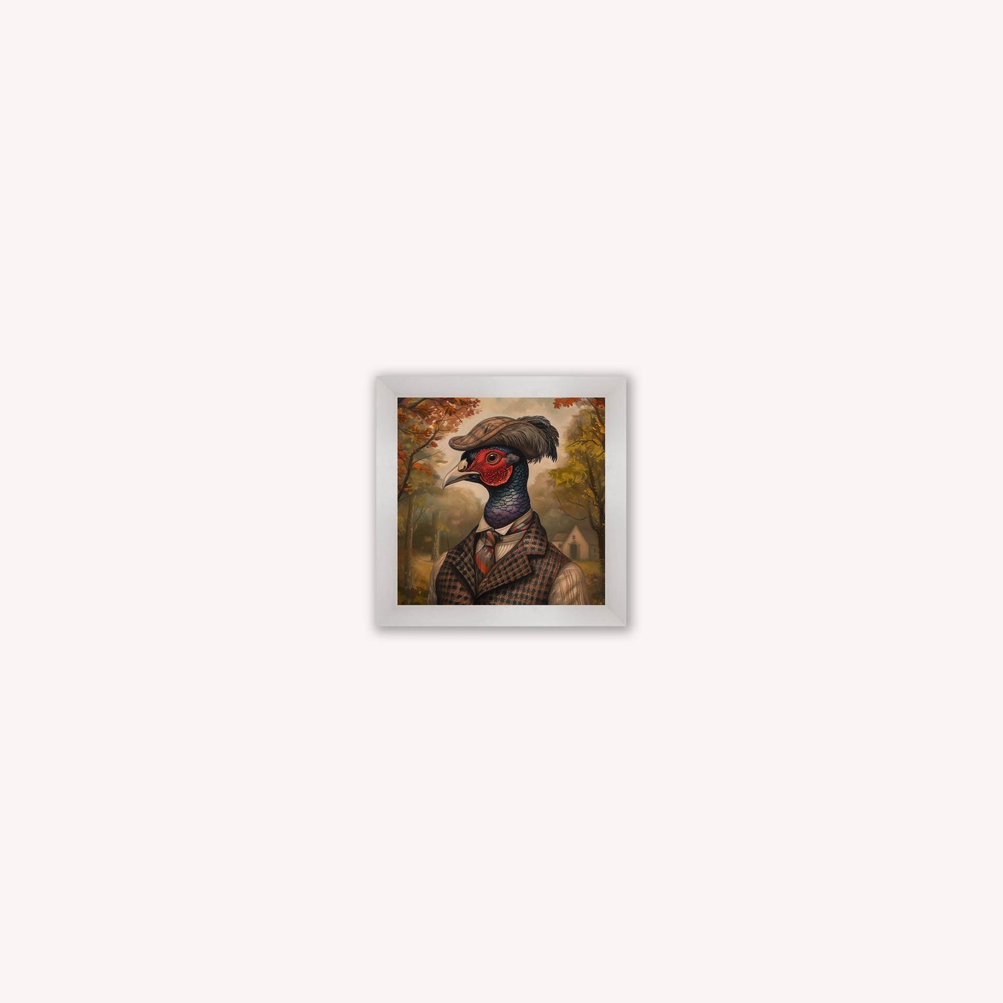 Gentrified Country Pheasant Framed Wall Art
