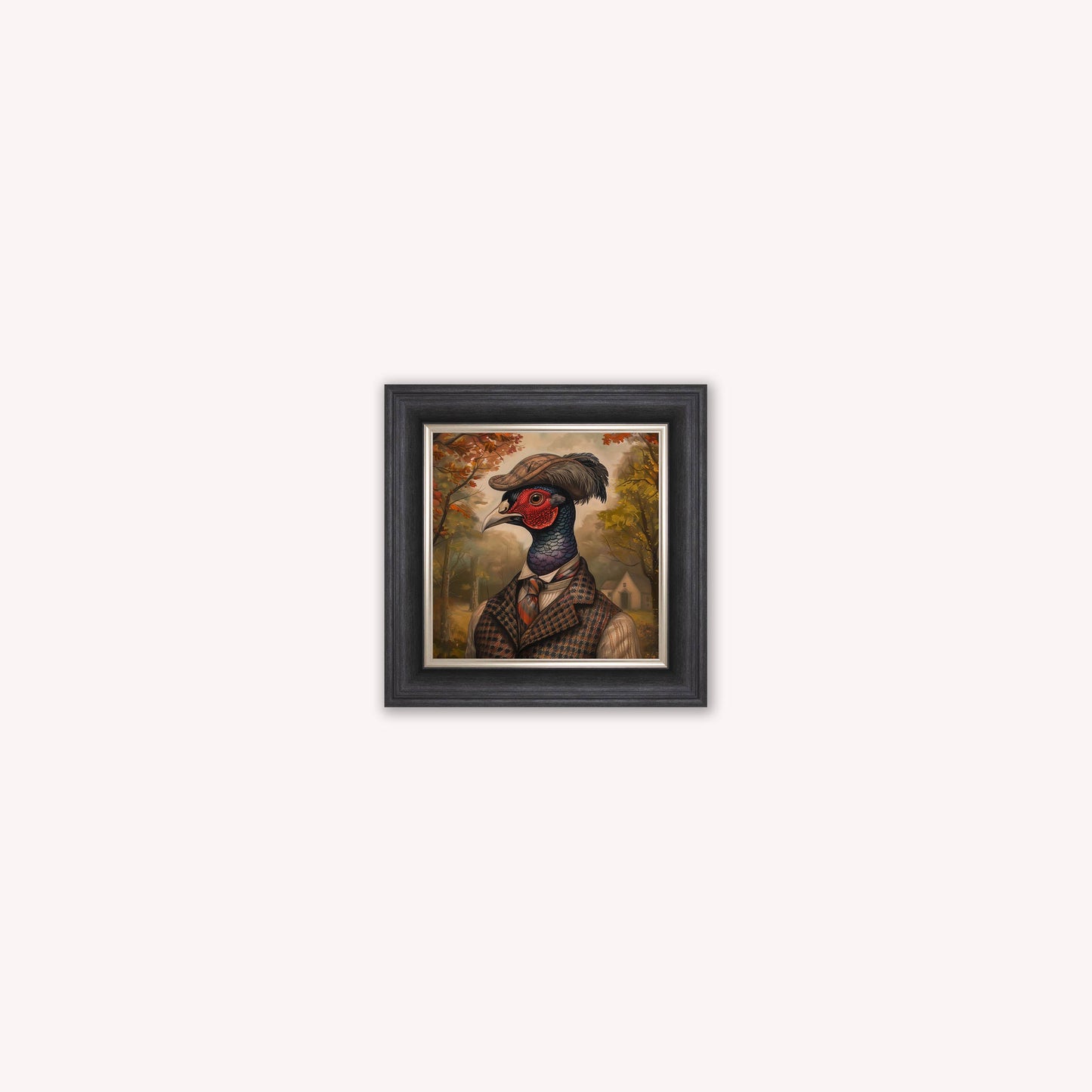 Gentrified Country Pheasant Framed Wall Art
