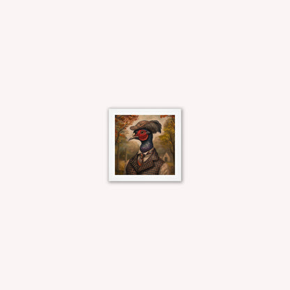 Gentrified Country Pheasant Framed Wall Art