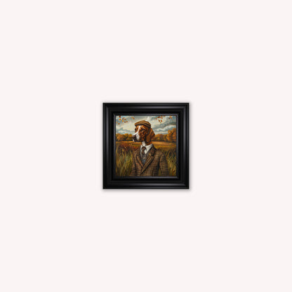 Gentrified Country Pointer Framed Wall Art