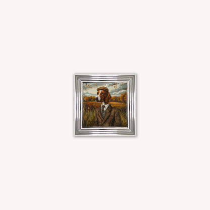 Gentrified Country Pointer Framed Wall Art