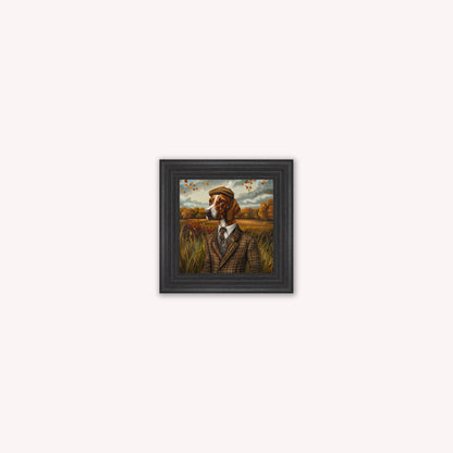 Gentrified Country Pointer Framed Wall Art