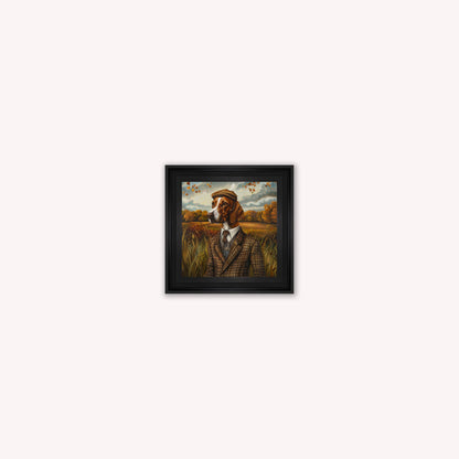 Gentrified Country Pointer Framed Wall Art