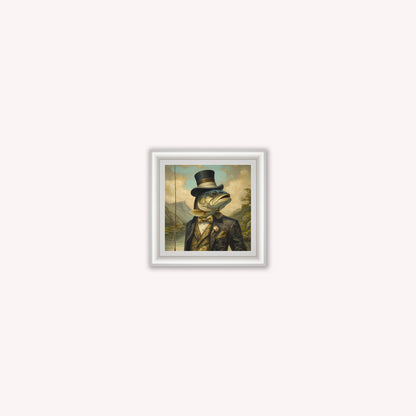 Gentrified Country Trout Framed Wall Art