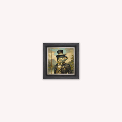 Gentrified Country Trout Framed Wall Art