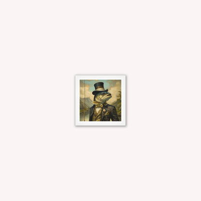 Gentrified Country Trout Framed Wall Art
