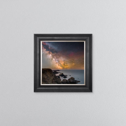 Three Cliffs Bay Milky Way Framed Wall Art