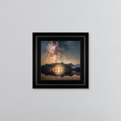 Derwentwater Reflection Milky Way Framed Wall Art
