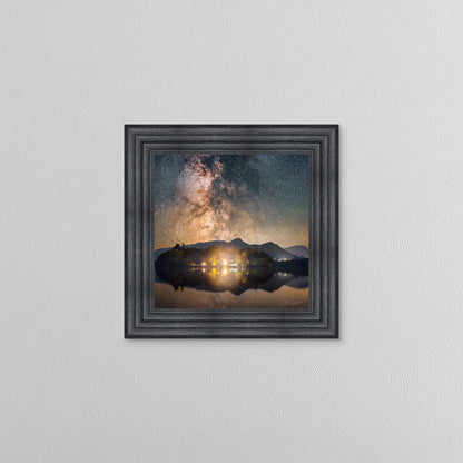 Derwentwater Reflection Milky Way Framed Wall Art