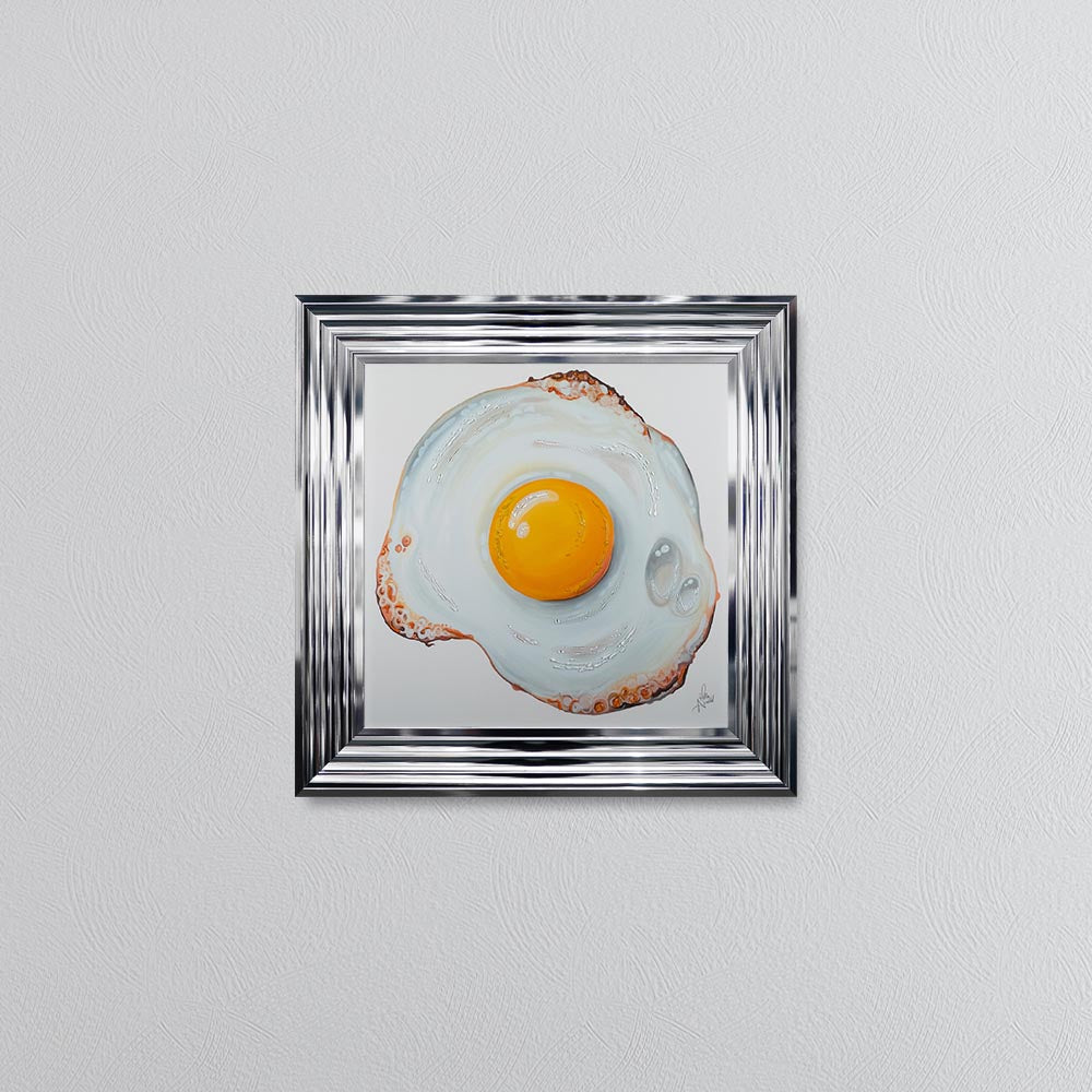 Fried Egg Framed Wall Art