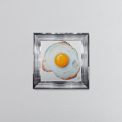 Fried Egg Framed Wall Art