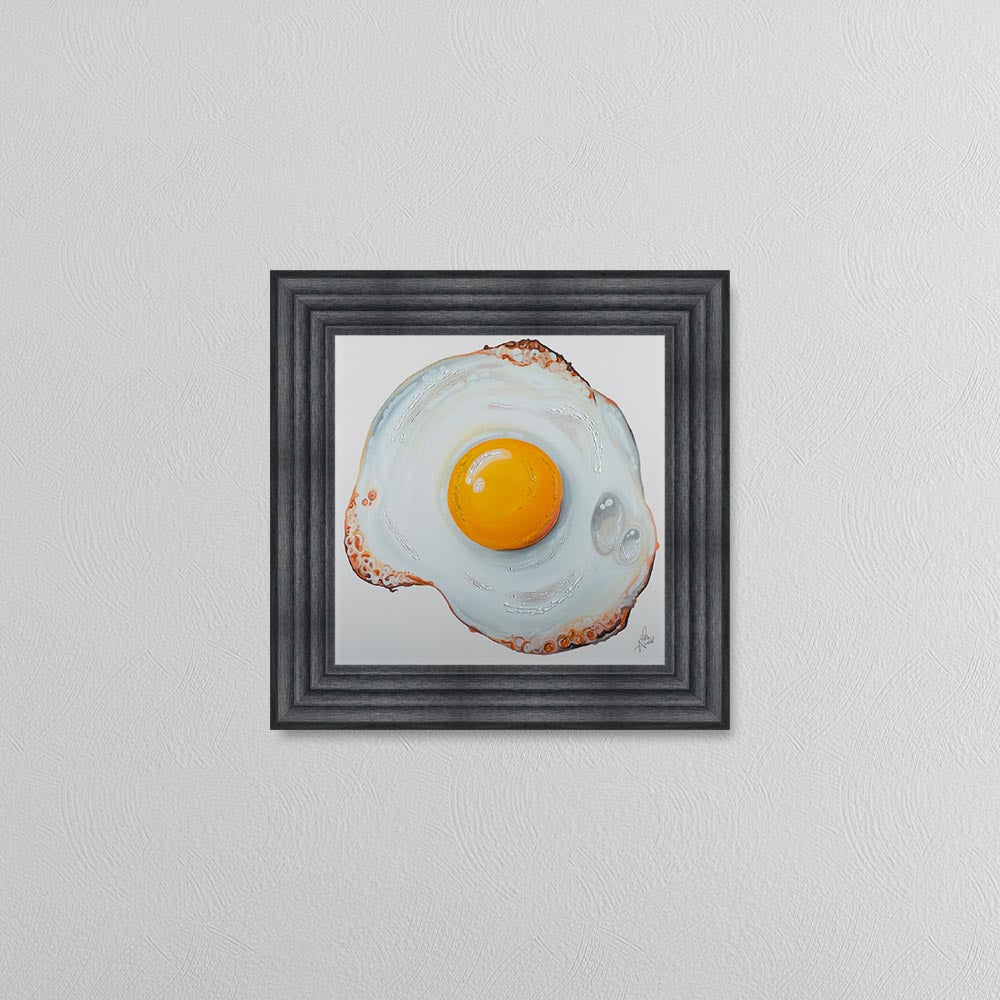 Fried Egg Framed Wall Art