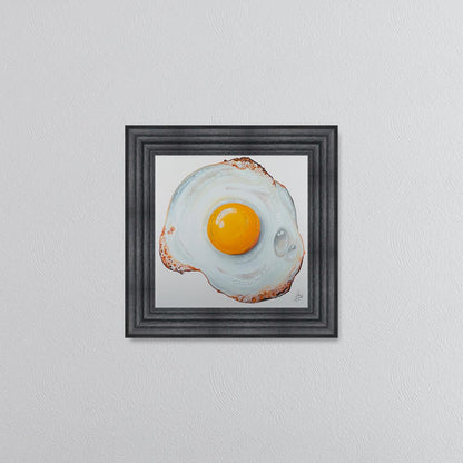 Fried Egg Framed Wall Art