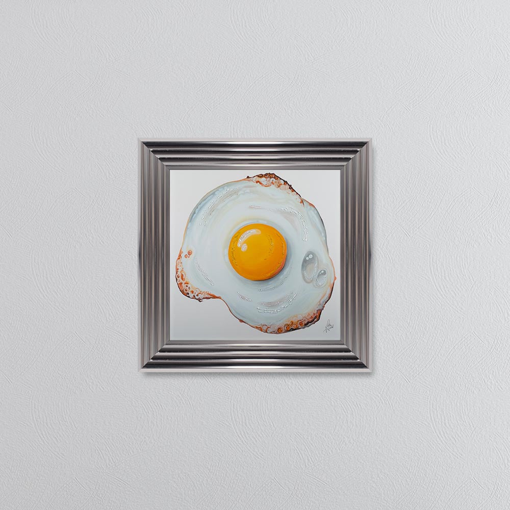 Fried Egg Framed Wall Art